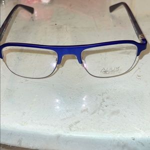 Alium Face a Face Wire 1 glass frame-electric blue